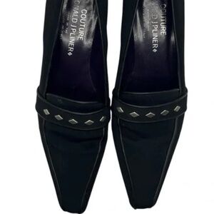 Donald Pliner Couture Series Women Kitten Suede Heel Black EUC 11 M - SOLD 12/5